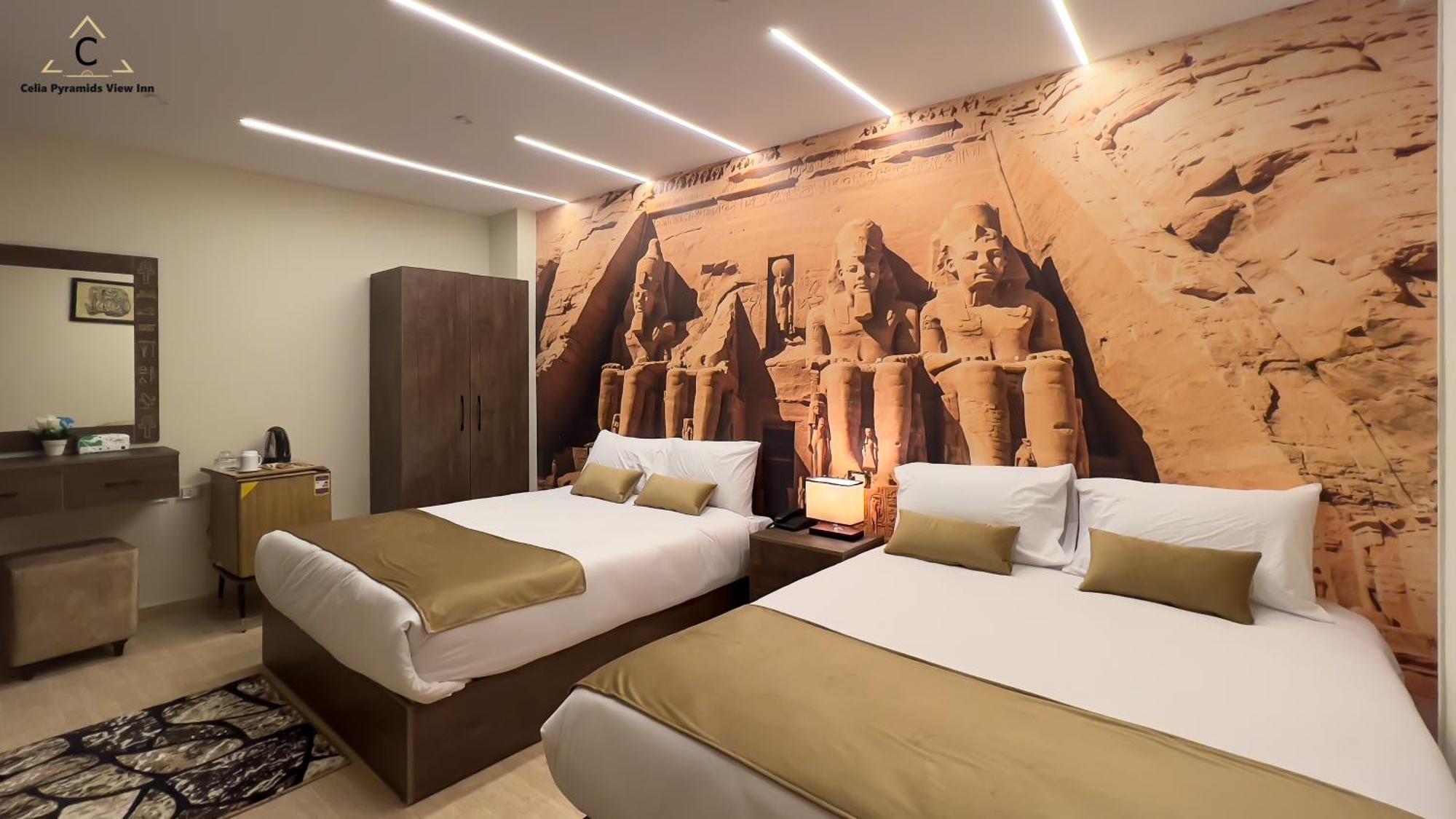 Celia Pyramids View Inn Nazlet el-Sîsi Екстериор снимка