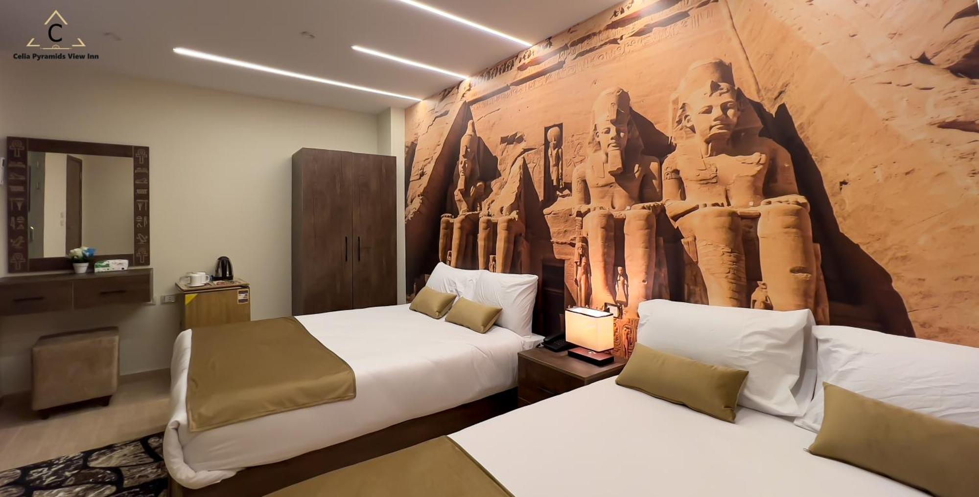 Celia Pyramids View Inn Nazlet el-Sîsi Екстериор снимка