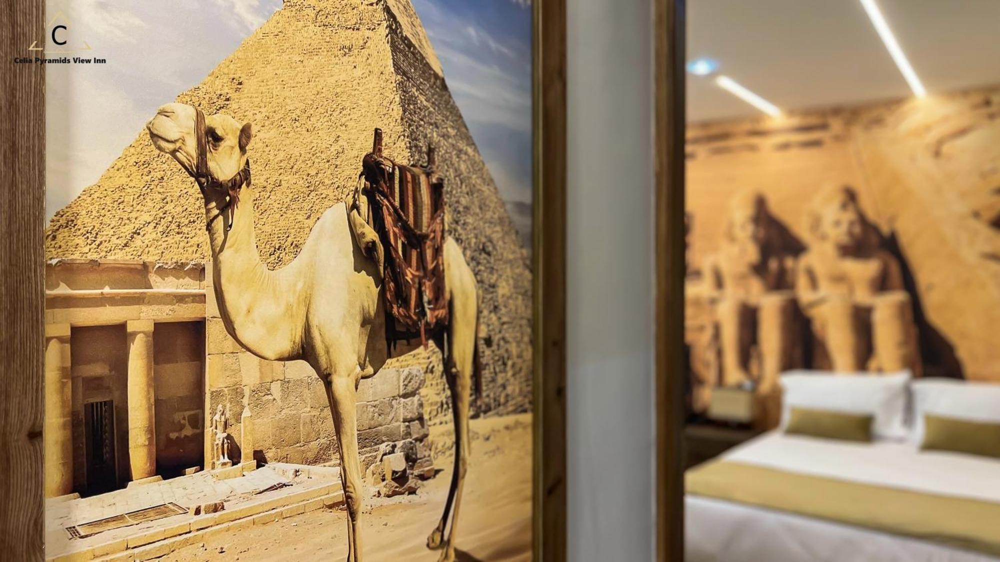 Celia Pyramids View Inn Nazlet el-Sîsi Екстериор снимка