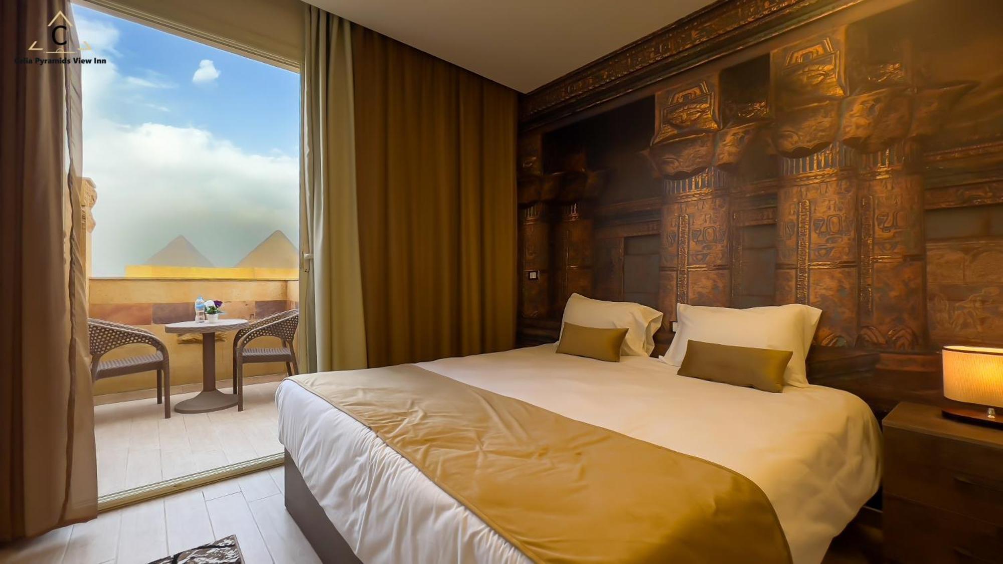 Celia Pyramids View Inn Nazlet el-Sîsi Екстериор снимка