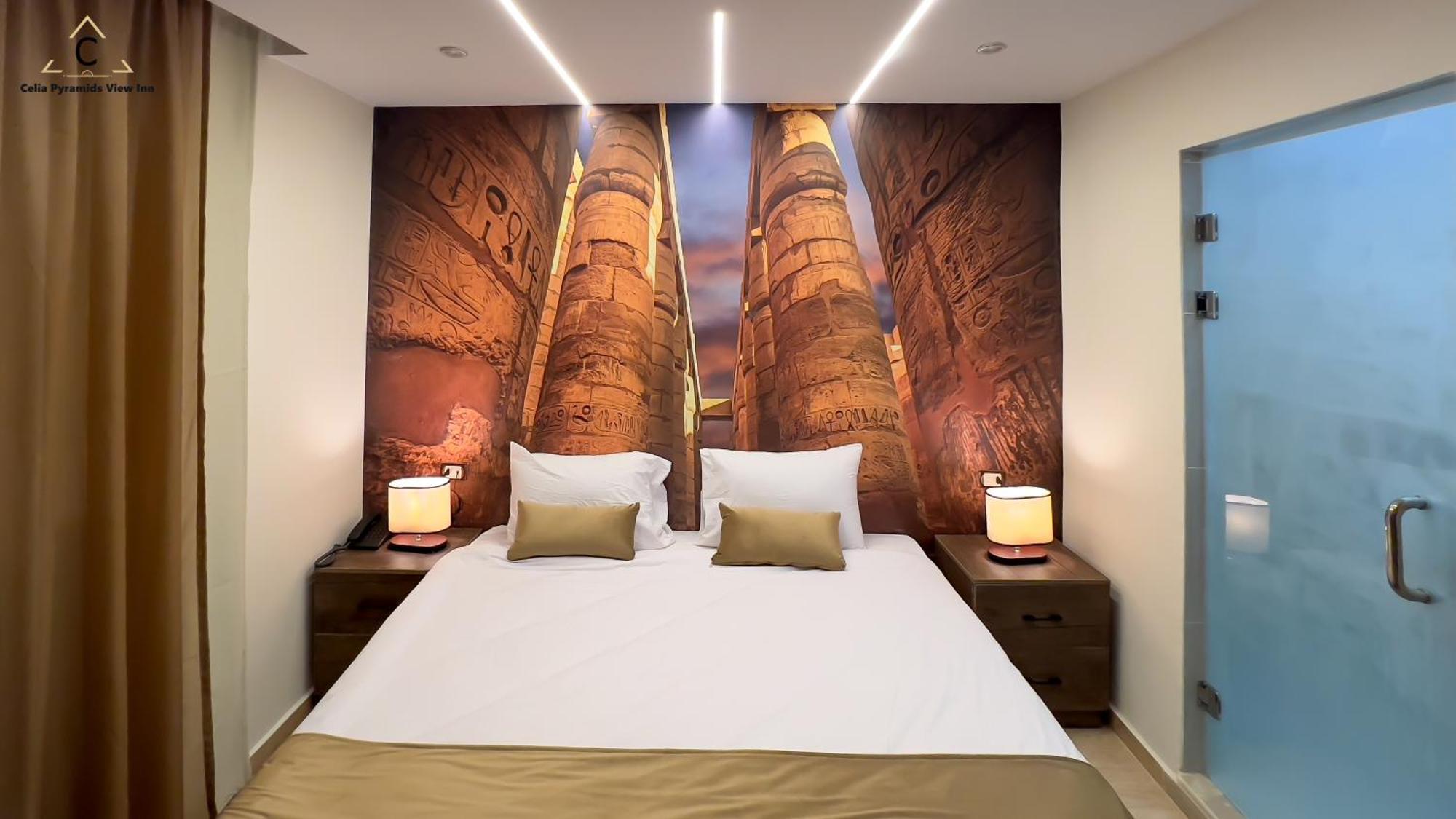 Celia Pyramids View Inn Nazlet el-Sîsi Екстериор снимка