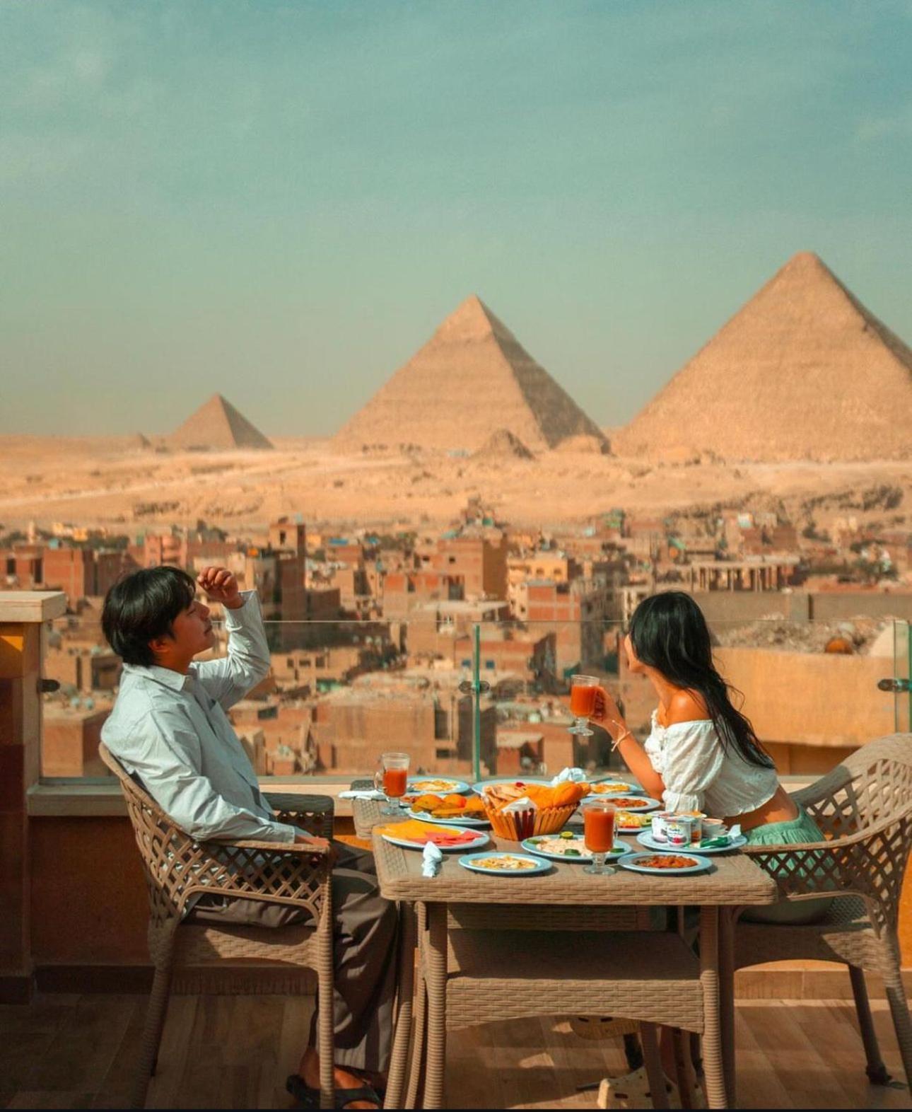Celia Pyramids View Inn Nazlet el-Sîsi Екстериор снимка